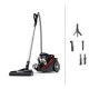 ΣΚΟΥΠΑ ΗΛΕΚΤΡ ROWENTA RO7933 SILENCE FORCE CYCLONIC EFFITECH BLACK RED 550W 2.5LT ΜΕ ΚΑΔΟ